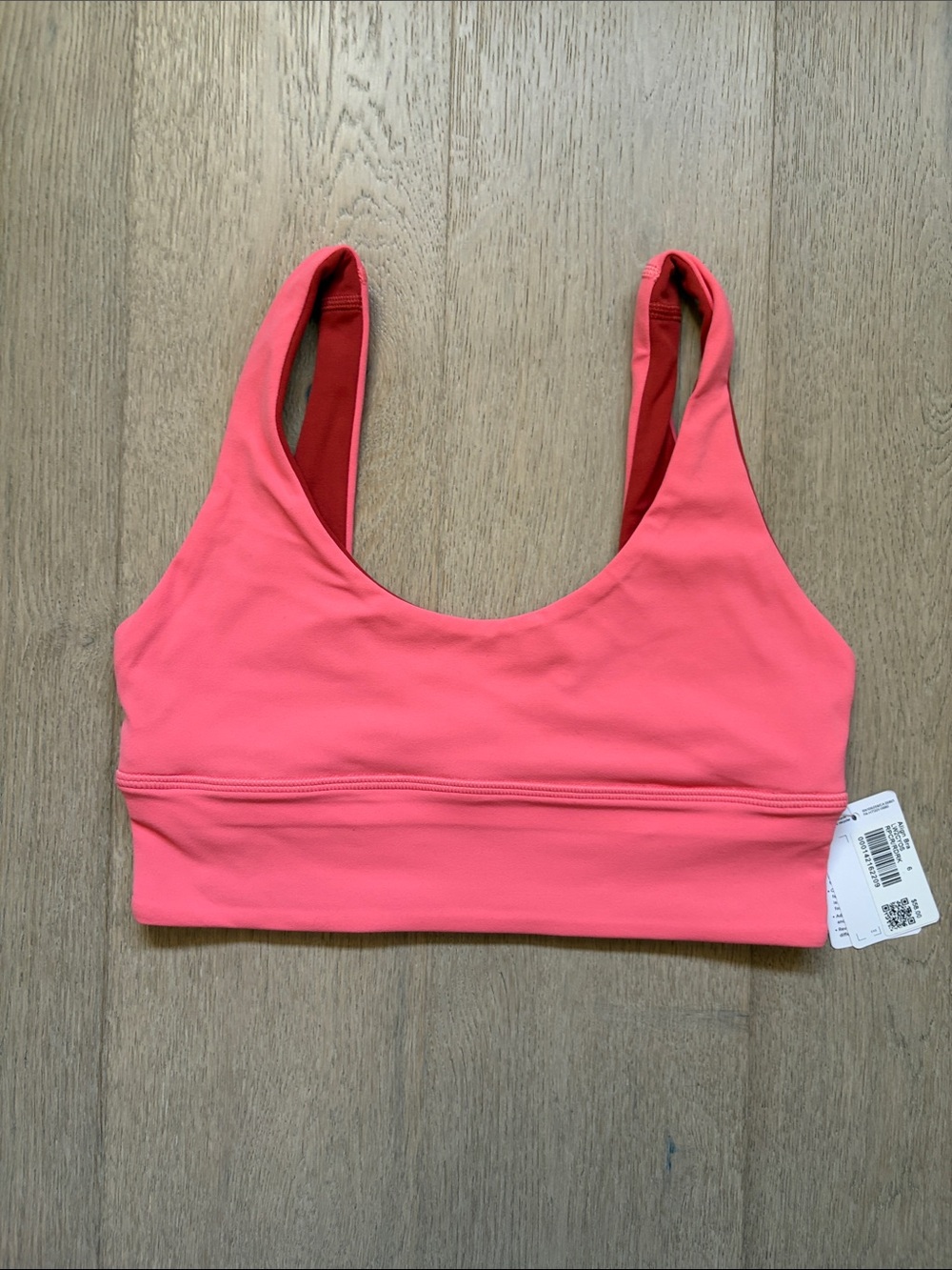 align bra a/b cup raspberry cream/red rock size 6 lululemon nwt